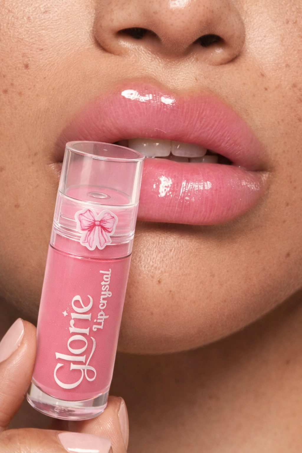 Bubble lip crystal